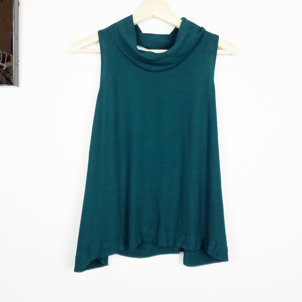 Free people  city light dark green tank  Small - Picture 2 of 5